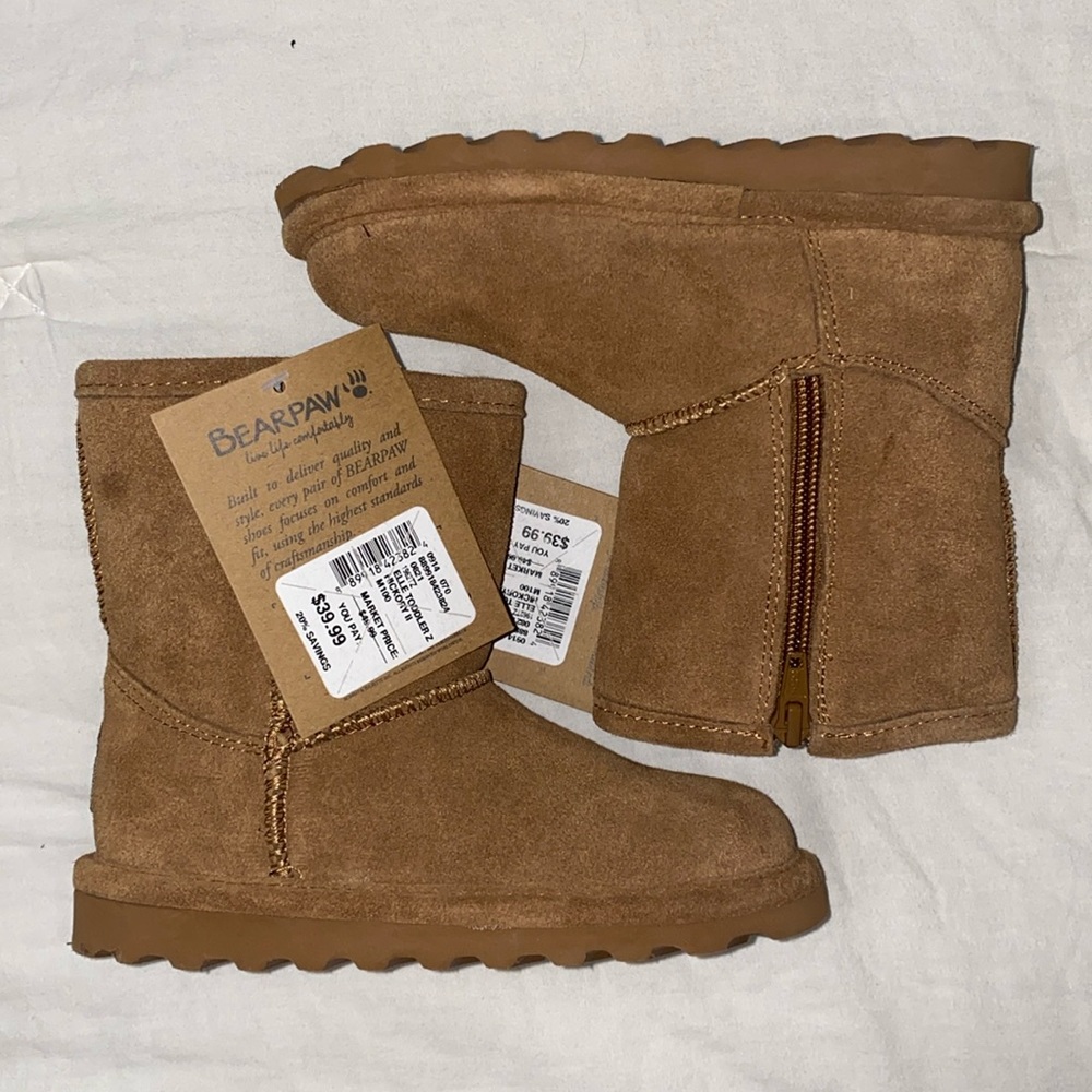 Elle Toddler Zipper Hickory. - Winter Boot